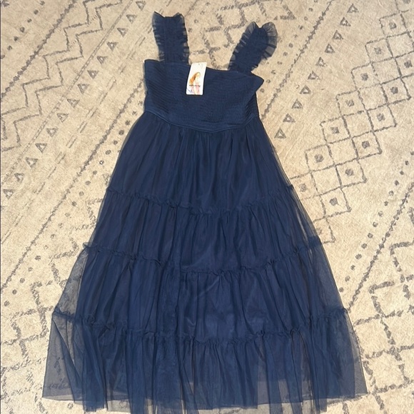 PrettyGarden Dresses & Skirts - Pretty Garden Elegant Navy Blue Dress